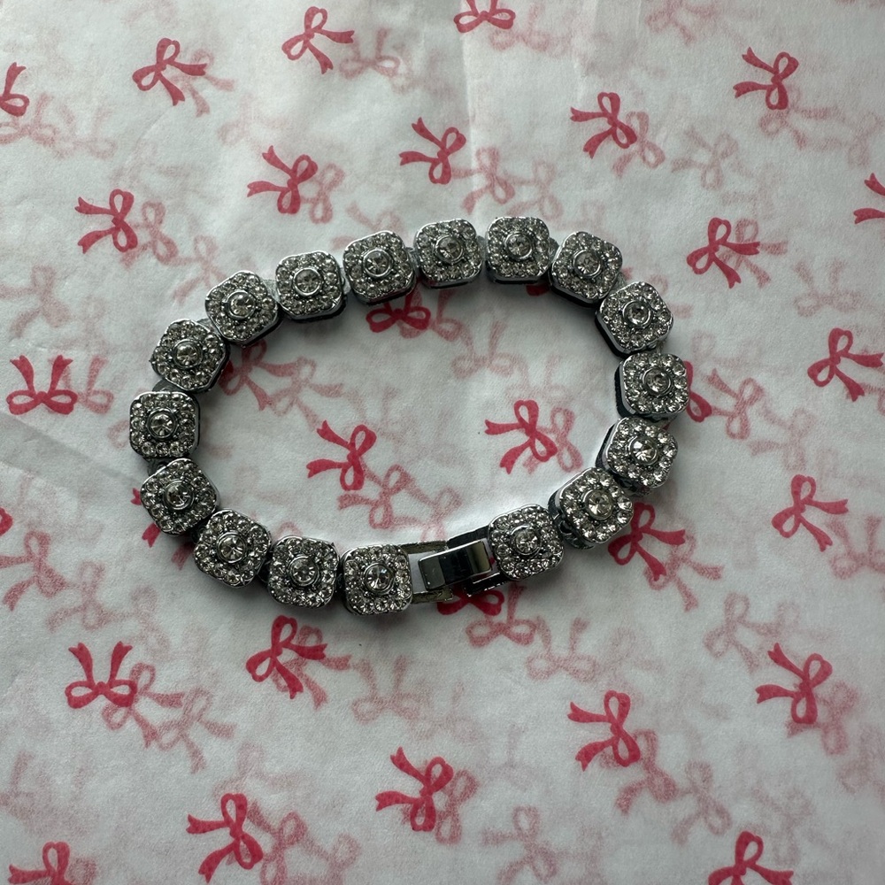 Silver Crystal Bracelet